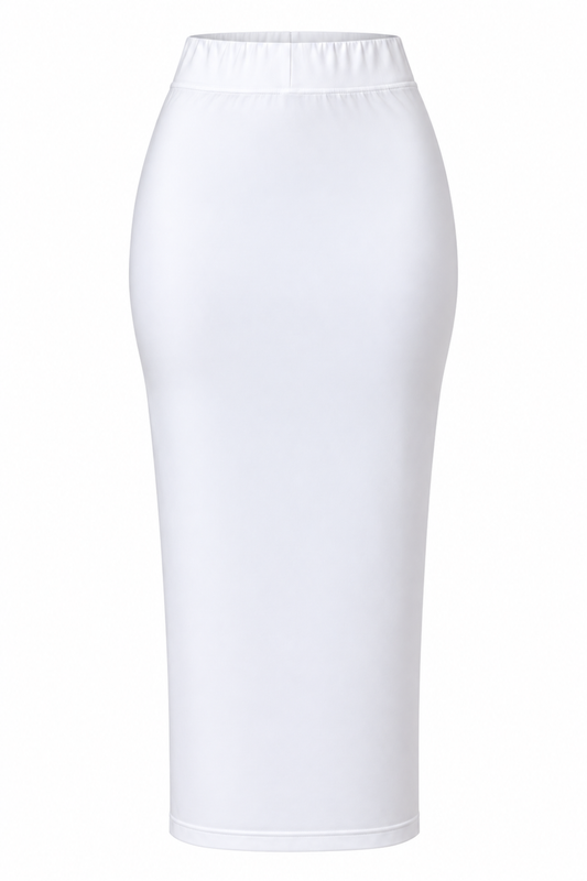 A+ The Timeless and Elegant High-Waisted Fitted Pencil Skirt  by Maison Jokoth.